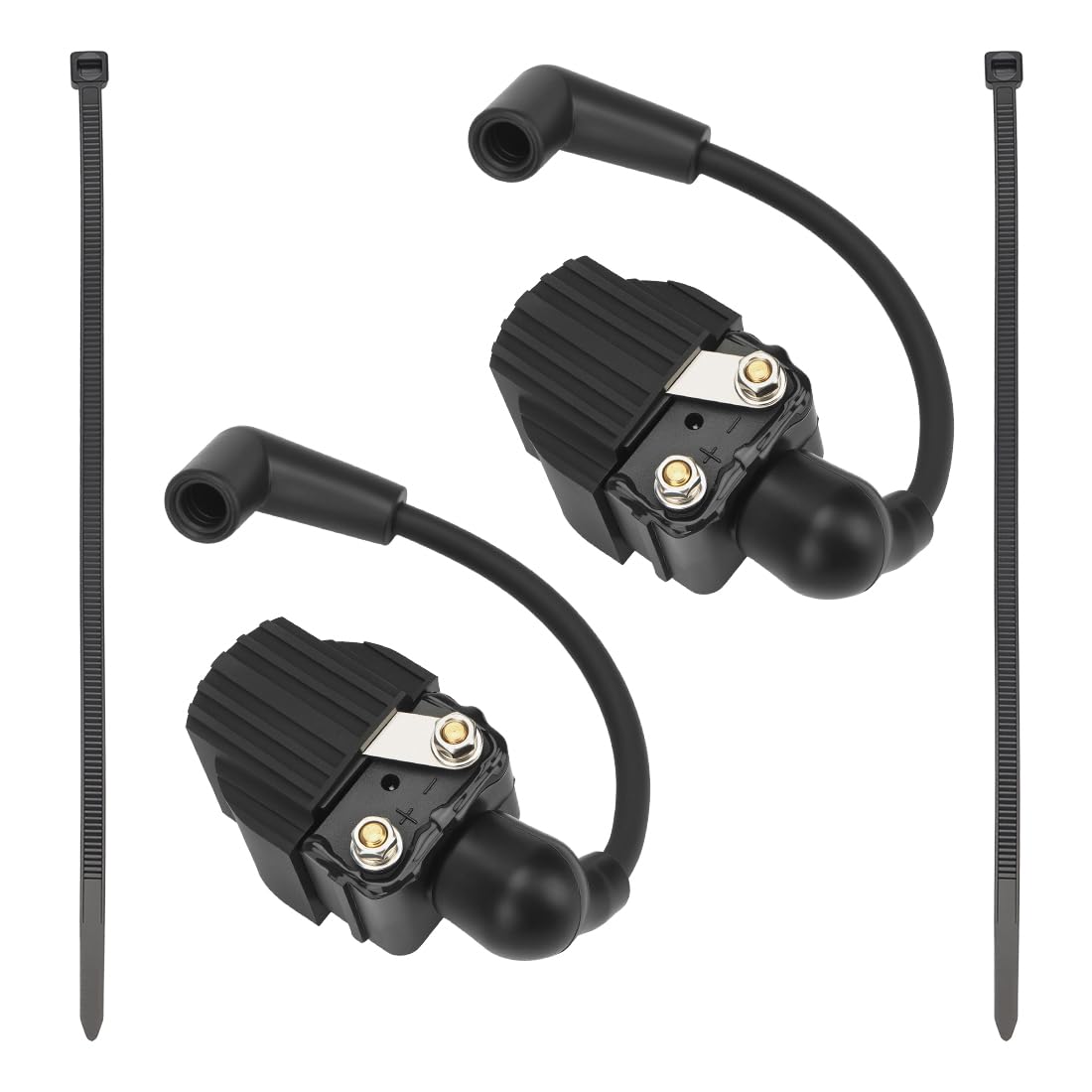 Kit Bobines d’Allumage avec Câbles pour Moteur Hors-Bord Mercury 6HP 8HP 9.9HP 10HP 15HP 20HP 25HP 813715A2 832757A4 Bobine d’Allumage Marine