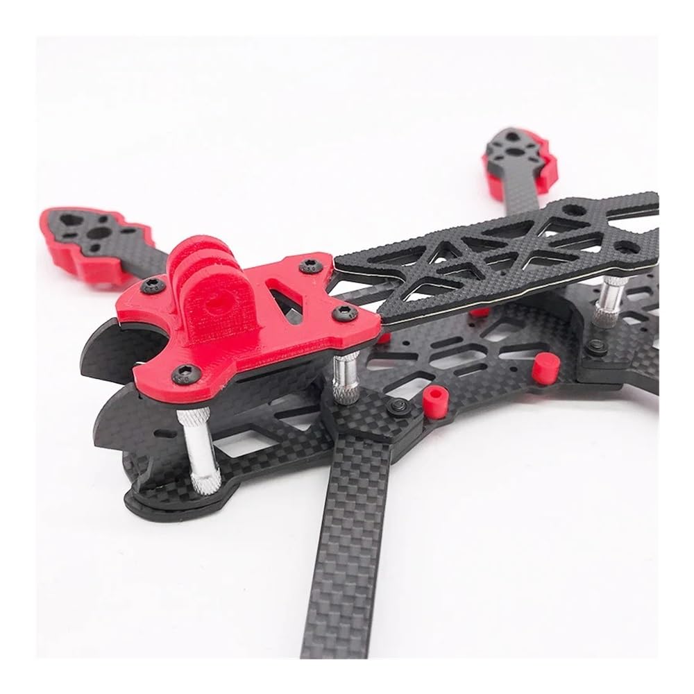 Convient for Le kit de Cadre de 5 Pouces en Fibre de Carbone RC Drone Freestyle FPV Racing Quadcopter avec des pièces de Support imprimées en TPU 3D(Mark4 Frame)