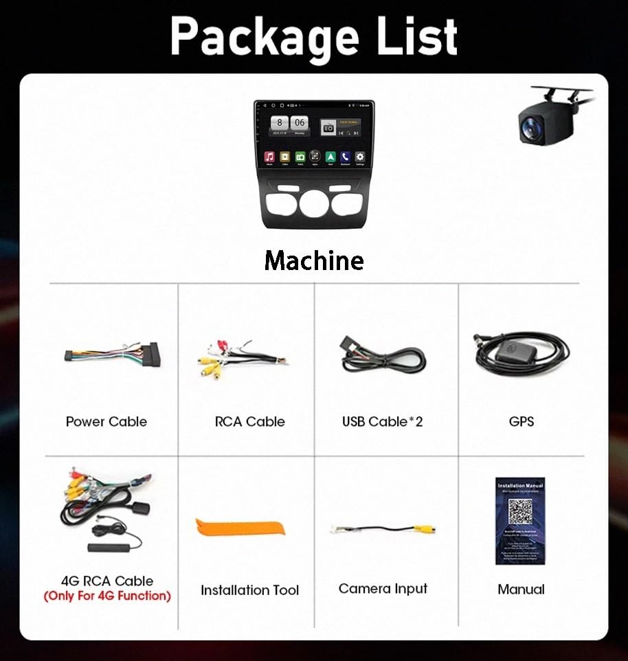 Autoradio para Aurion RDS FM GPS Nav Pantalla Táctil Multimedia 7