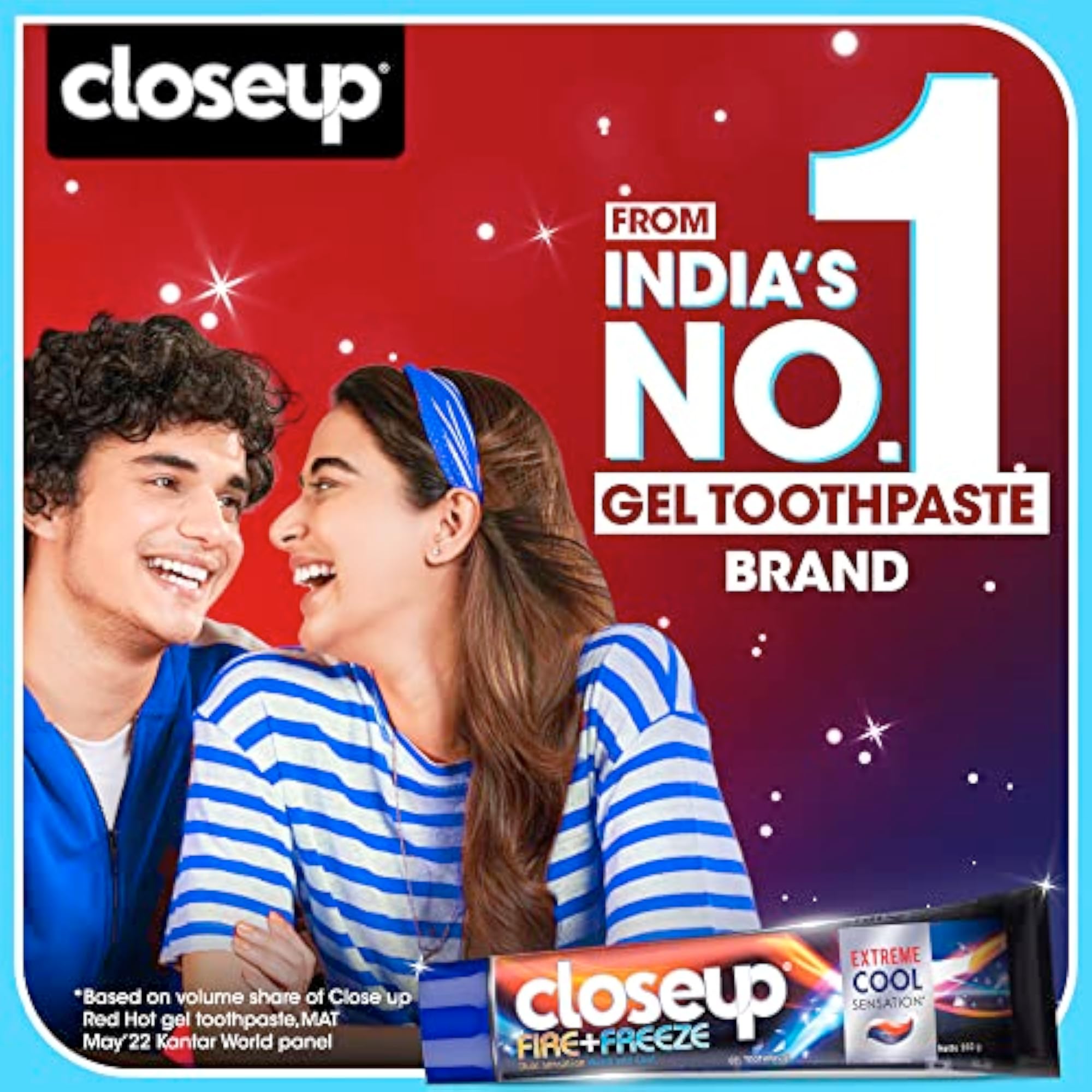Closeup Fire Freeze Gel Toothpaste 150g, Freshness