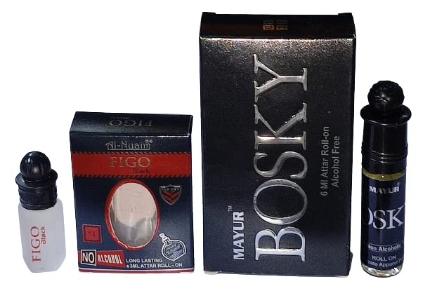 Bosky & Figo Black 6 Ml Roll-On Attar