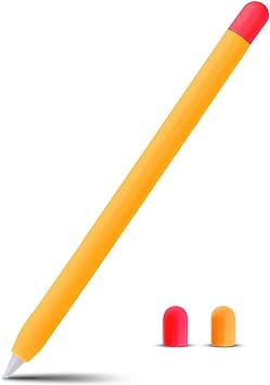 Silicone Case Pencil Pro Silicone Anti-Slip Protection Case YELLOW Compatible with NovStrap Apple Pencil Pro (2024)
