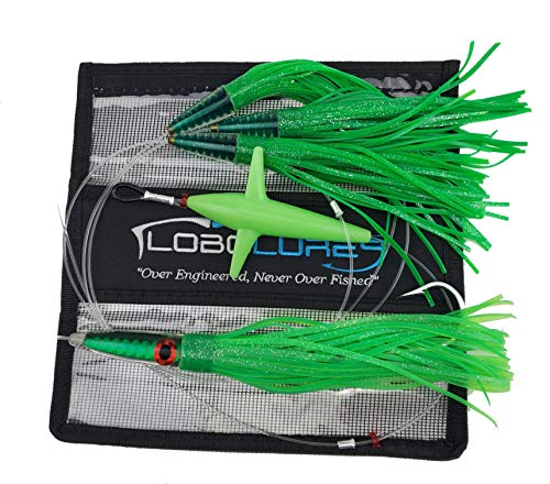 Lobo Lures 13" Green Machine Style Bullet miniatura 3