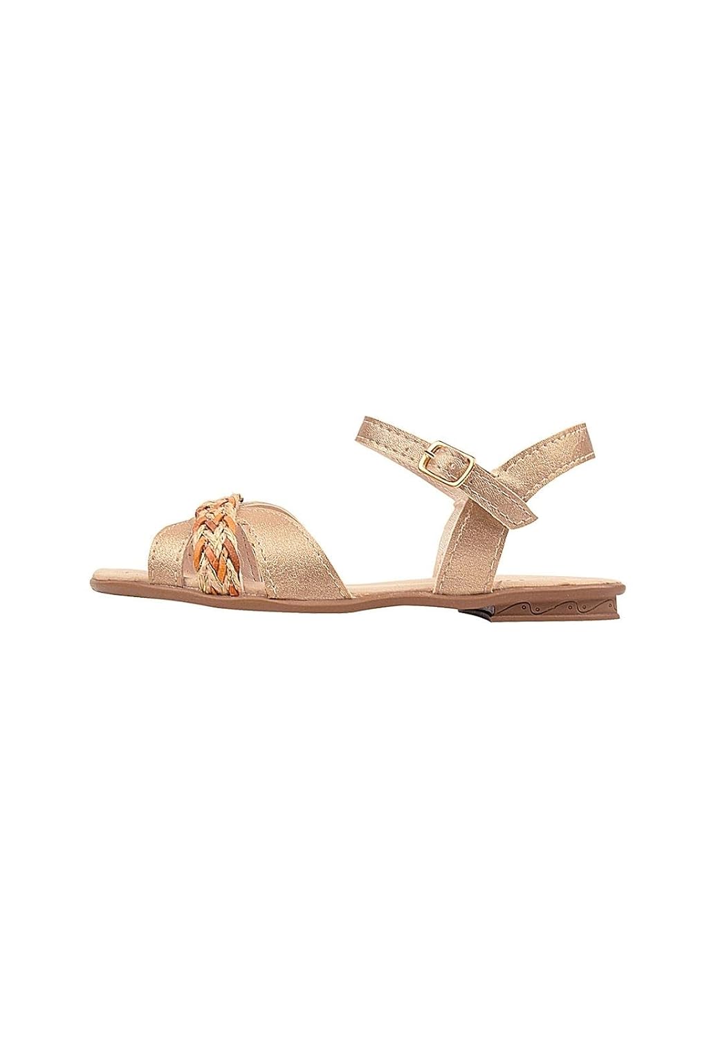 Sandália Rasteira Infantil Menina Tiras Juta Dourado em promoção! Veja a oferta e mais achadinhos de Sandálias & Chinelos Infantis 2 Hoje é o melhor dia para comprar Sandália Rasteira Infantil Menina Tiras Juta Dourado com aquele preço maroto! Promoção! Aproveite a oferta! 2