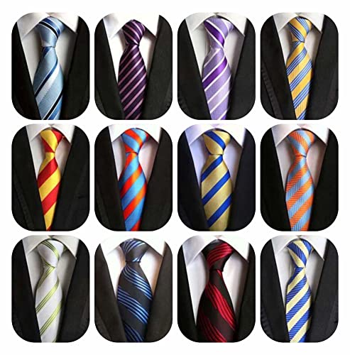 Image of WeiShang Neckties for Men, Classic Formal Tie