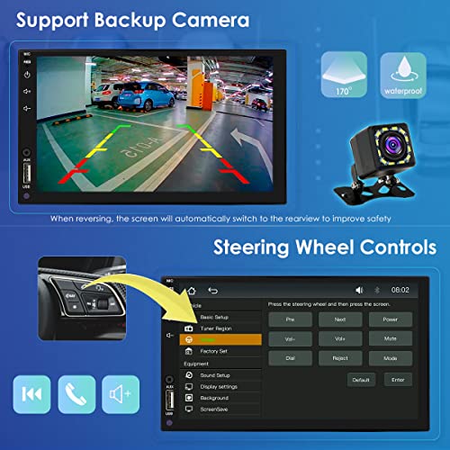 Ossuret 2 Din Automobile Automobile Autoradio