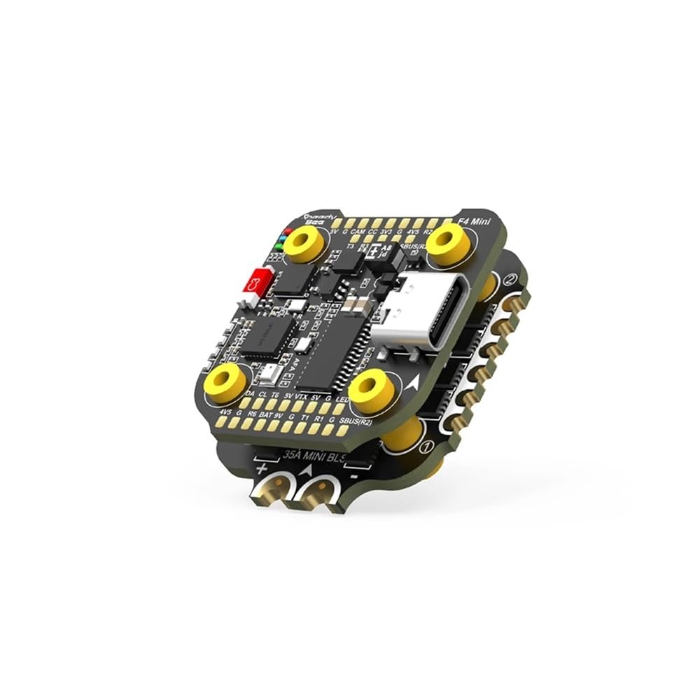 1 pz F405 Stack Flight Controller adatto for FPV Racing Drone FC 35A V2 3 6S 20x20 4 in 1 ESC Dual BEC(Stack)
