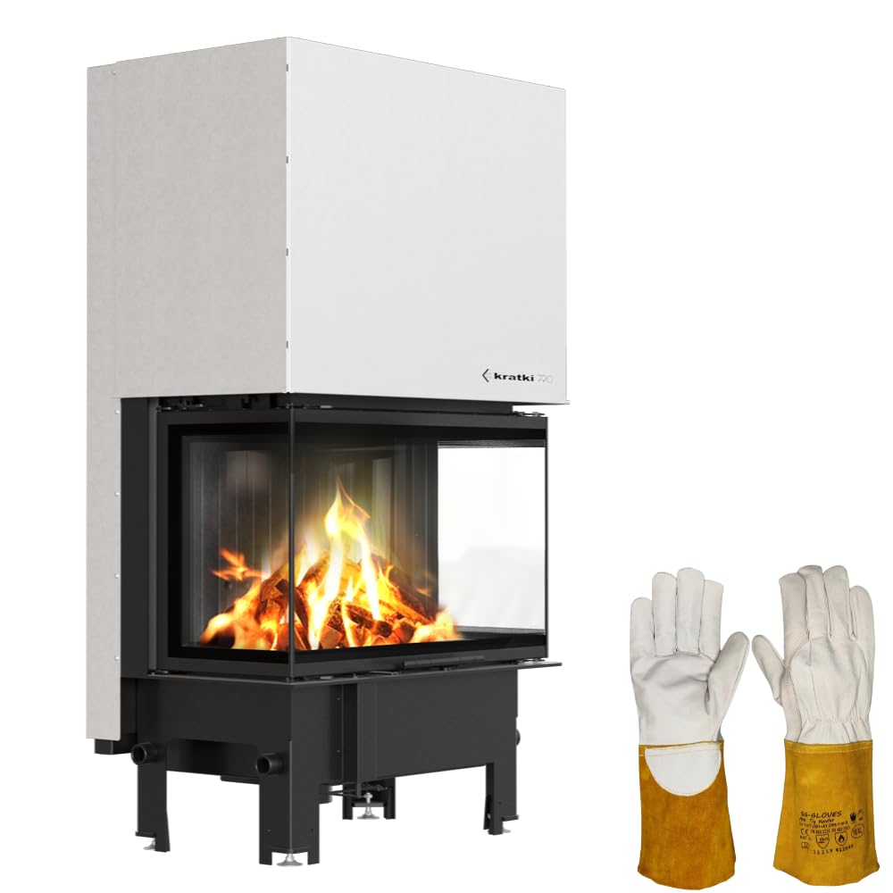 KRATKI Inserto per camino in acciaio a legna REGNOR 8 kW Ø200 A Ecodesign