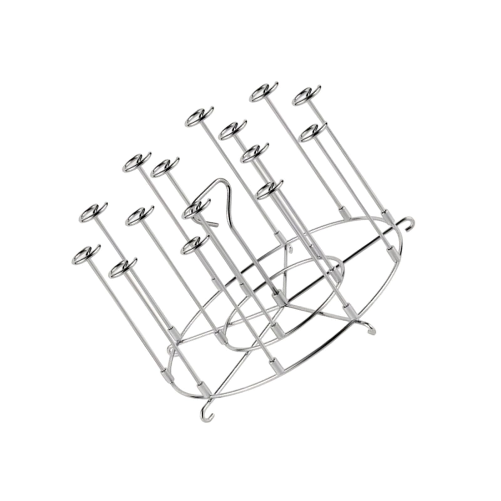 HDOYTXXM Stainless Steel Air Fryers Grills Rack Detachable Vertical Skewer Stand Barbecue Tool Space Saving Kabob Holder Stainless Steel Grills