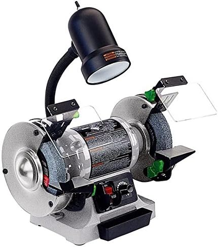 GOWE Variable Speed Bench Grinder 150mm 6" 250w Sander 220v/50hz Disc Ginder including 40w work light