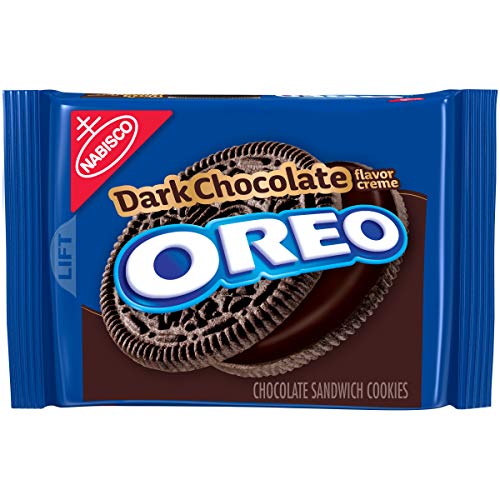 Image of OREO Chocolate Sandwich Cookies, Dark Chocolate Flavored Creme, 1 Resealable 12.2 oz Pack
