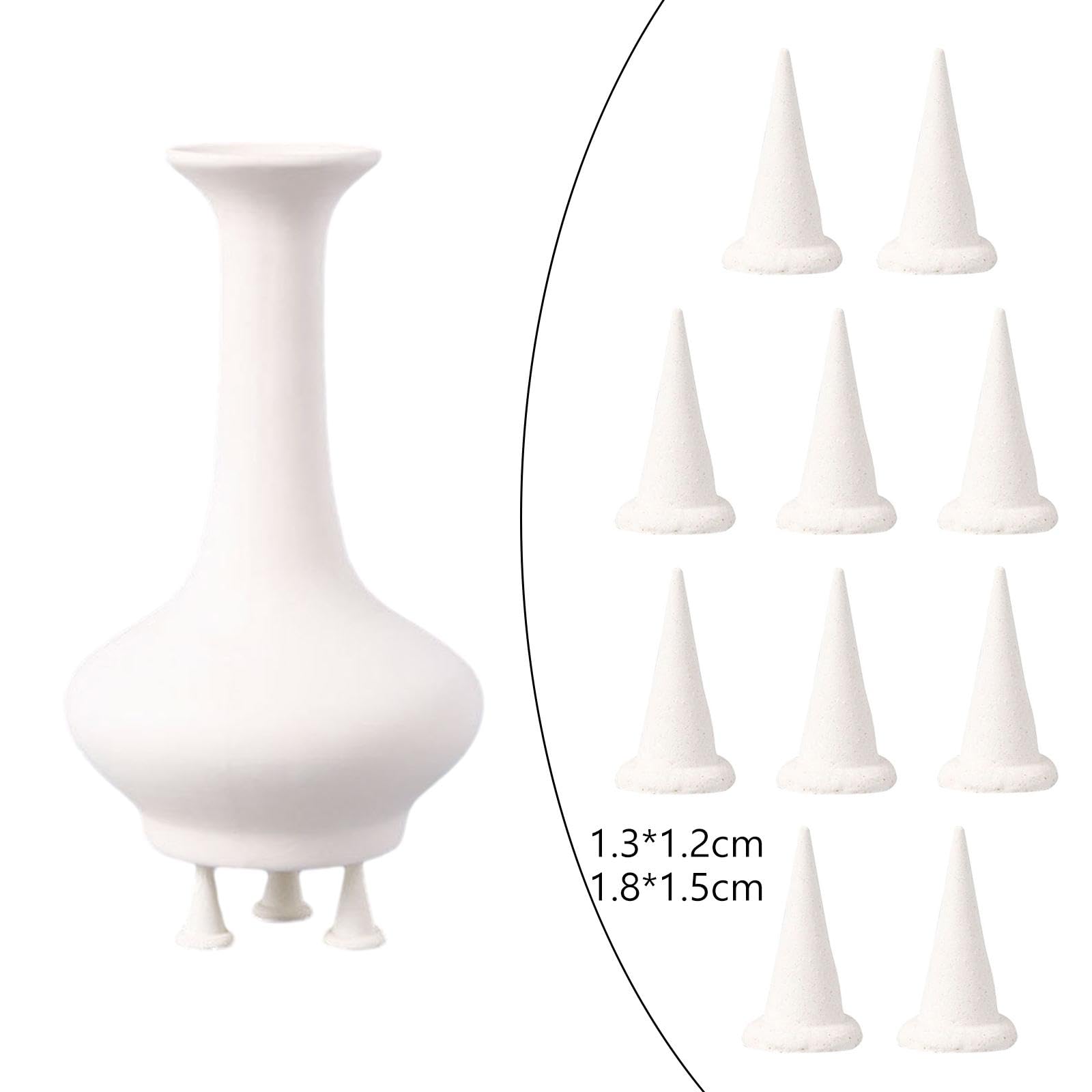 Bnf® 10x Ceramic Refractory Support Nails Triangle Nails for Potters Flower Glaze Small| Crafts | Sculpting, Molding & Ceramics | Ceramics & Pottery | Pottery Tools & Sets'-image-11