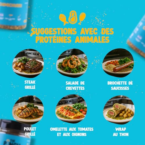 THE PINCH Chimichurri Épices argentines sans sel. Préparez une sauce chimichurri 100% naturelle pour barbecues, rôtis et brochettes de légumes. Un assaisonnement sain et facile à utiliser. 250g – vue 7