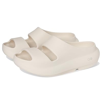 OOFOS Ooyea Wedge Shoes Chalk