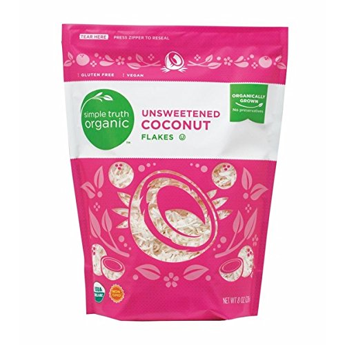 Simple Truth Organic Unsweetened Coconut Flakes 8 oz (Pack