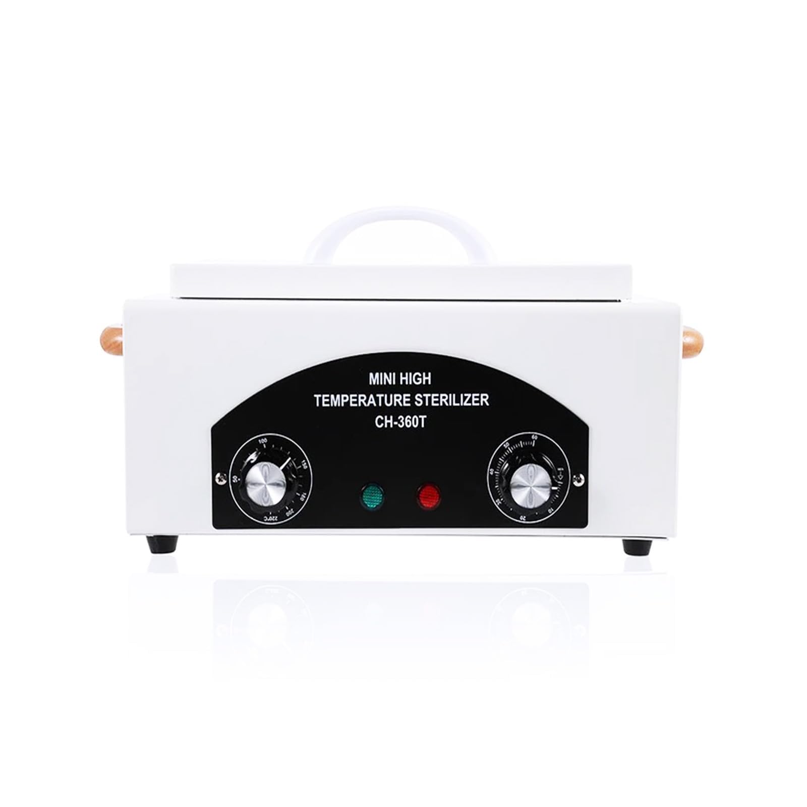 Esterilizador manicura profesional 200°C Aire caliente calor seco Caja 1,5L 300W temporizador 0-60 min