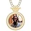 NEW0492 gold Pendant with Tennis chain