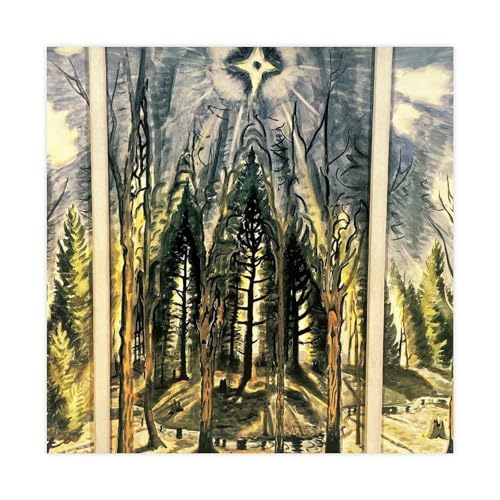 Impression sur toile Glory to God Burchfield œuvre d'art premium