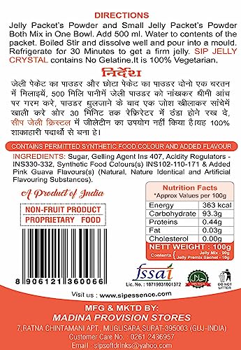 SIP Jelly Crystal Peach (Pack of 2)