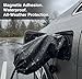 ANKROYU EV Charger Port Cover, Waterproof Outdoor Electric Car Charging Port Cover, Sun Dust Protection Electric Vehicle Charging Port Cover, Magnetic Adhesion for Steel-Bodied Vehicles