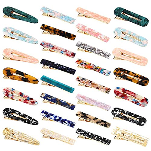 Barrettes à cheveux en acétate de qualité supérieure avec imprimé graphique