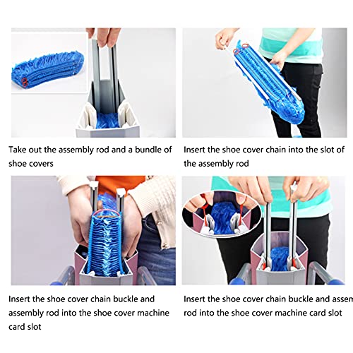 XWLAI Dispenser di Copriscarpe Automatico, Scatola...