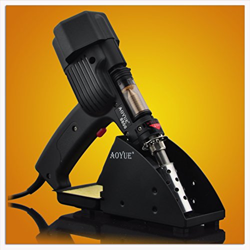 Aoyue 8800 Self Contained Desoldering Gun with Internal Vacuum Pump and Carrying Case, 120V AC