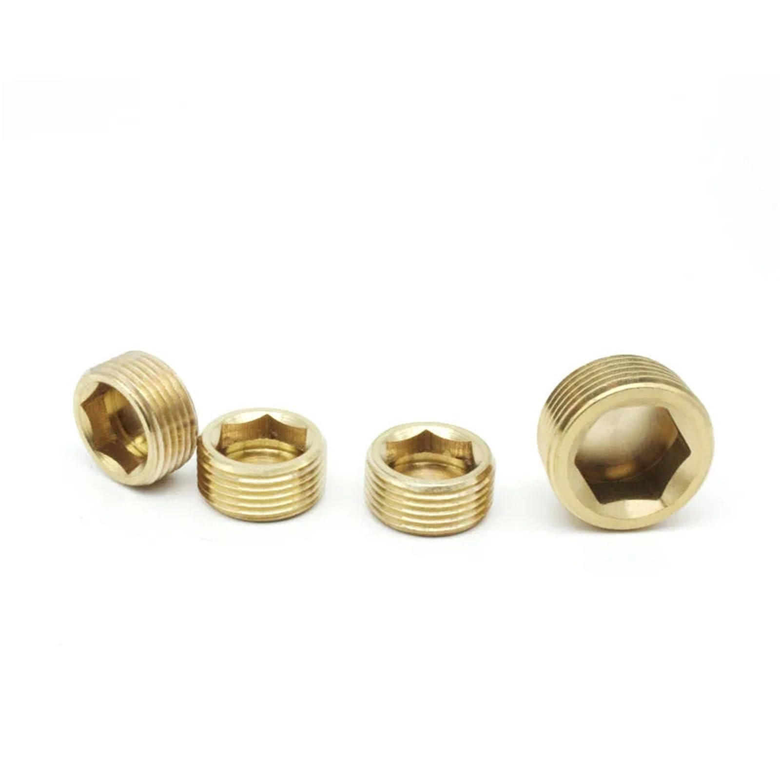 Conector rápido de latón con rosca macho y hembra de 1/8, 1/4, 3/8, 1/2 y 3/4 pulgadas, adaptador universal for grifo.(1l2 Female,10pcs)