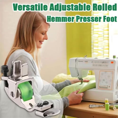 Pie prensatela rodillo ajustable para costura 6mm miniatura 3