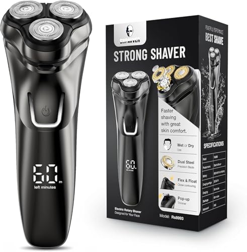 Electric Razor for Men, Men's Rotary Shavers, Waterproof