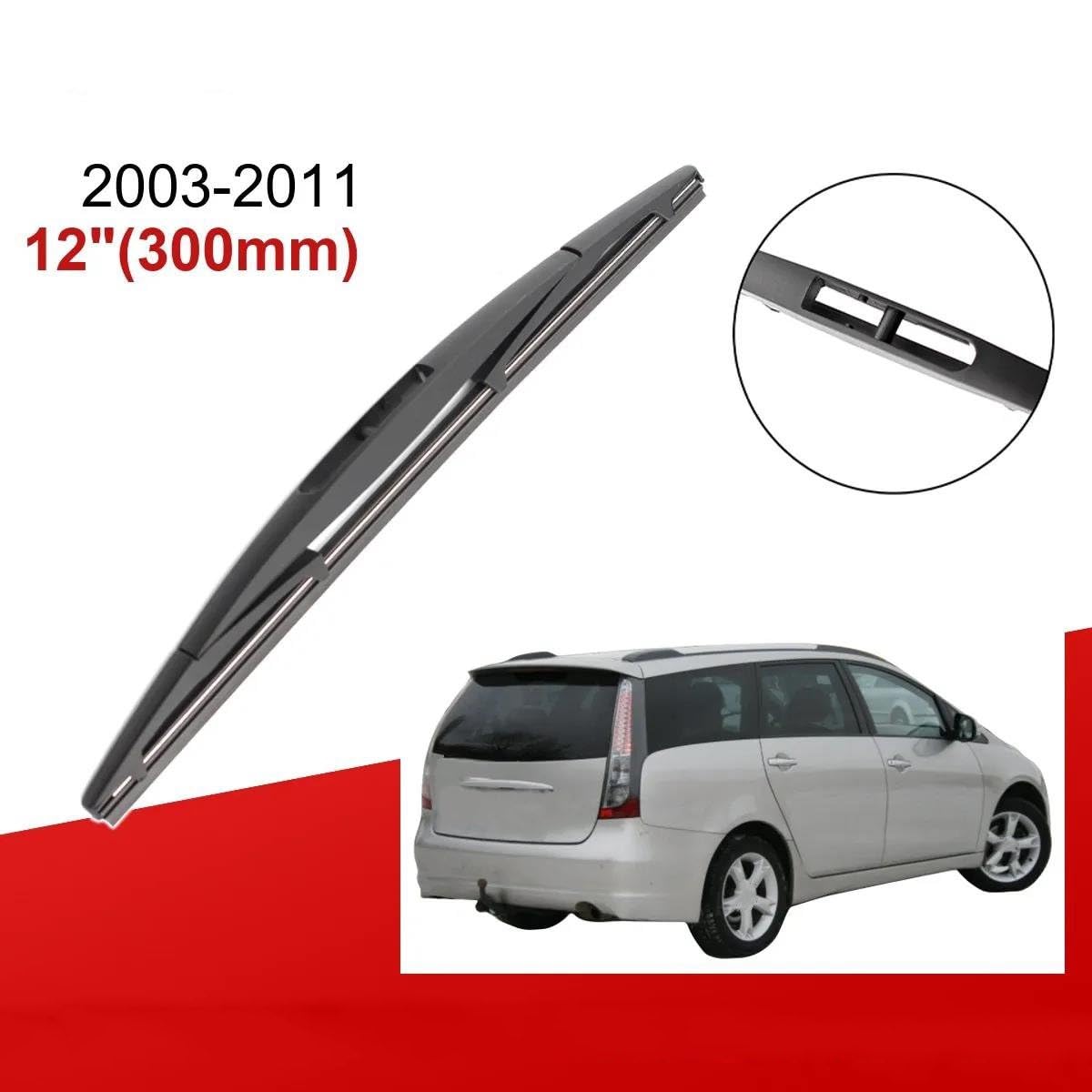 Spazzole Tergicristallo per Mitsubishi per Grandis 2003 2004 2005 2006 2007 2008 2009 2010 2011 28 "+ 22" + 12 "Spazzole Tergicristallo Anteriori Posteriori Spazzole Tergicristallo Auto