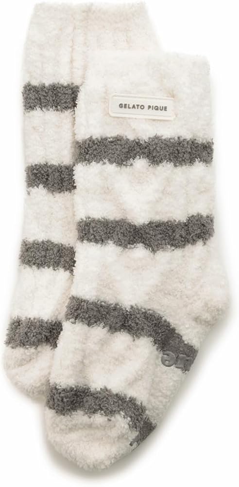 Amazon.co.jp: [ジェラート ピケ] KIDSベビモコアランボーダーソックス