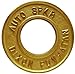 Dixon Cast Brass Round Identification Plate