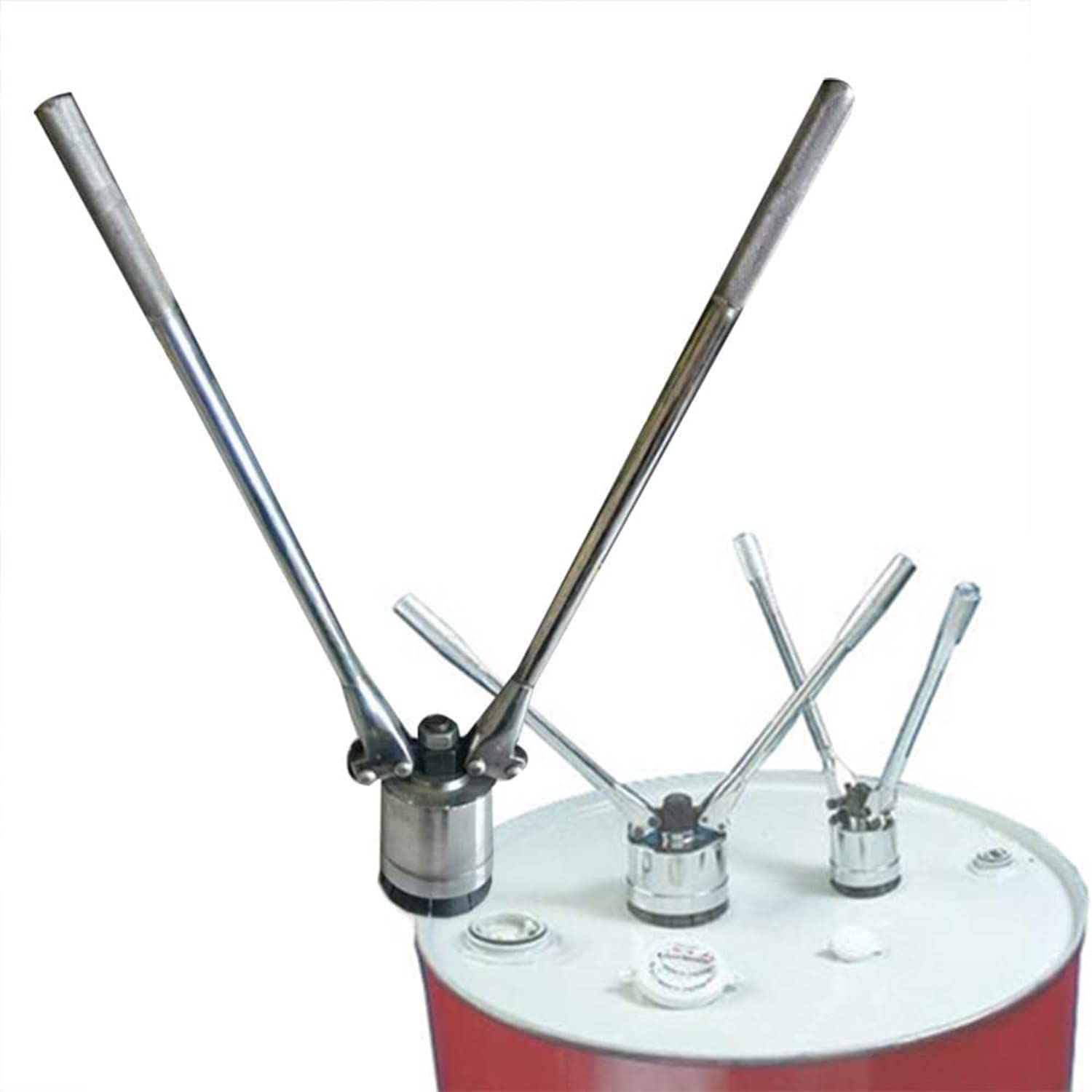 Drum Cap Sealer 55-Gallon Drum Crimper Tool - Heavy Duty Steel Sealer For  Oil Barrels (70mm \u0026 35mm Cap Sizes) Drum Capseal Sealer, image size:1500x1500