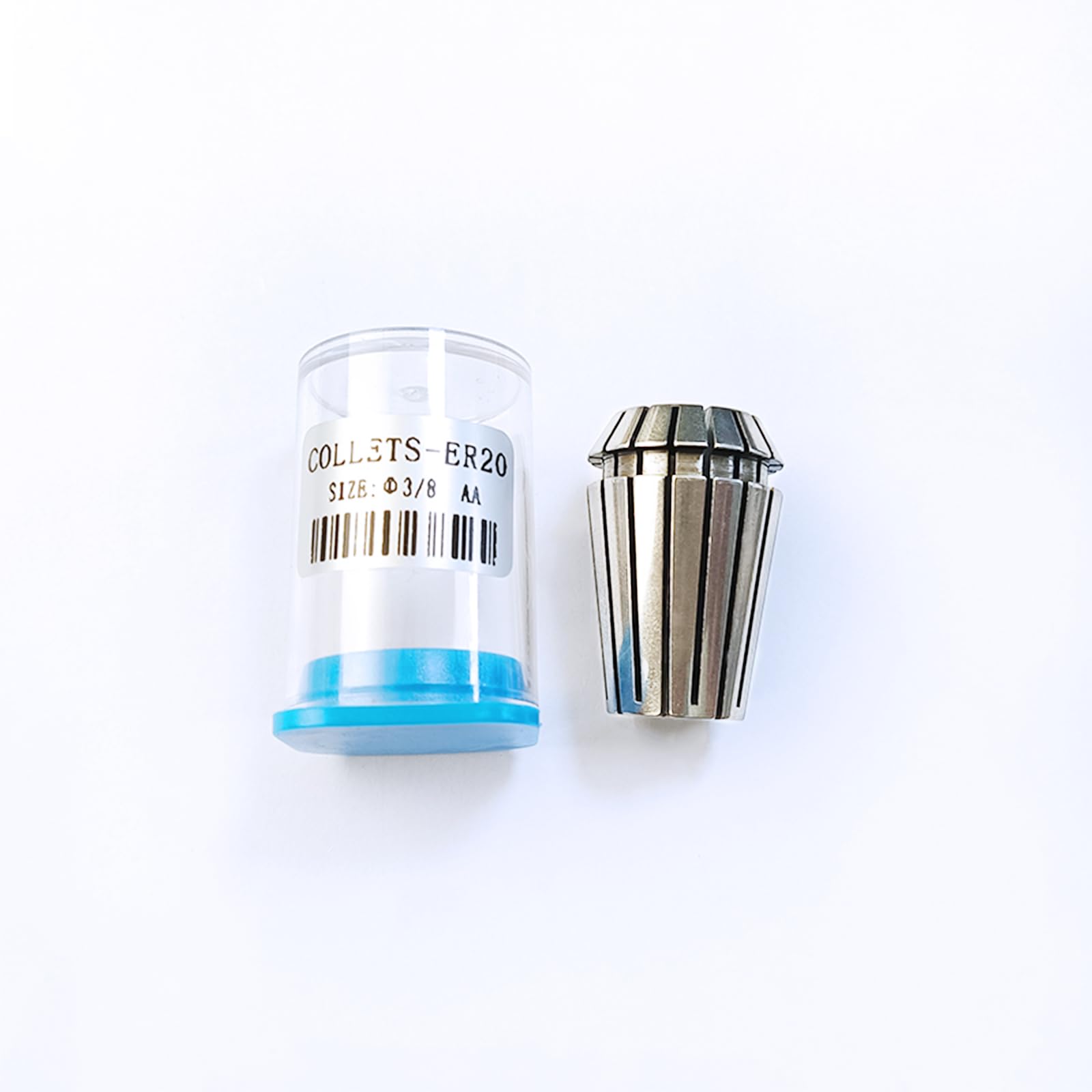 WEXWE Tools ER20 3/8 Inch Size High Precision Spring Collets Set, Accuracy Within 0.008 mm,Within 5000RMP router collets For CNC Milling Engraving