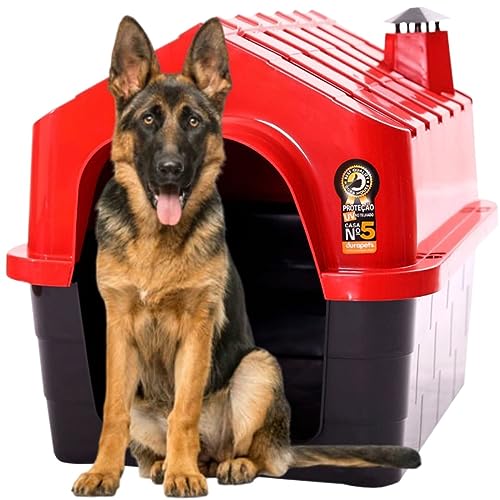 Dura Pet Casa de Cachorro DuraHouse N.5 Vermelha, Vermelho