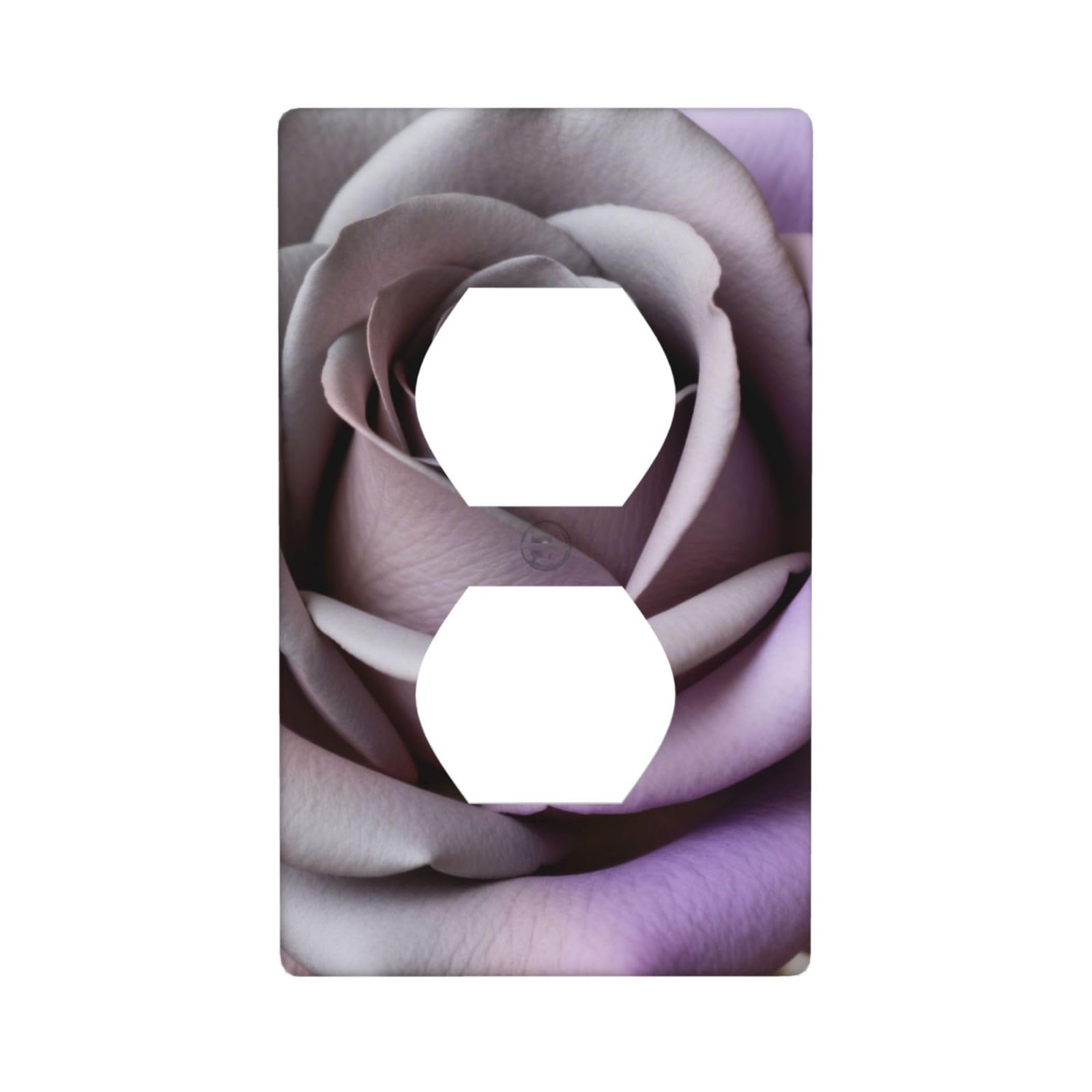 Dusty Rose Fade Unbreakable Polycarbonate Switch Plate-1 Gang Screwless Wall Plate for Home Office