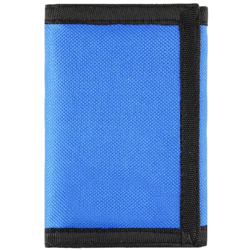 Image of Kids Wallets for Boys & Girls, Blue Canvas Wallet with Coin Pocket & Magic Sticker for Toddlers & Teens