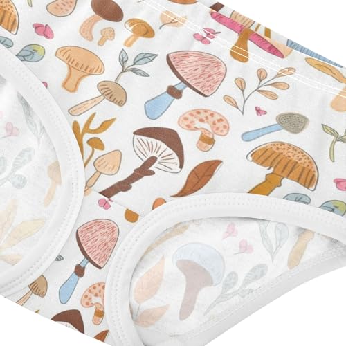 Mushrooms Plants Girls Underwear Toddler 2t Cotton Panties for Girl Stylish Underpants Briefs4