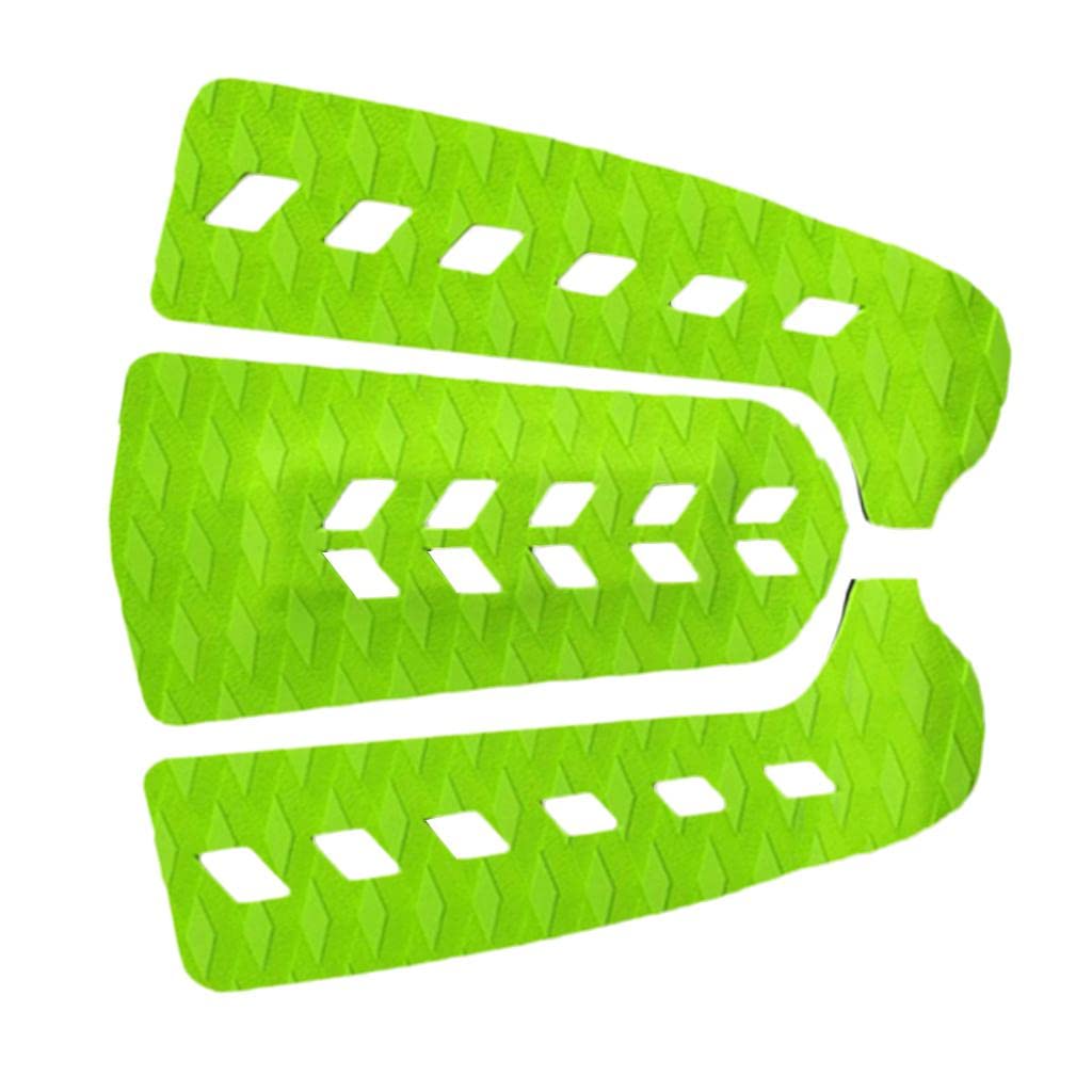 3 Sets Traction Pad - Universal for Surfboard, Surfing, Kayak Boat Mat - Multiple Colors, Green