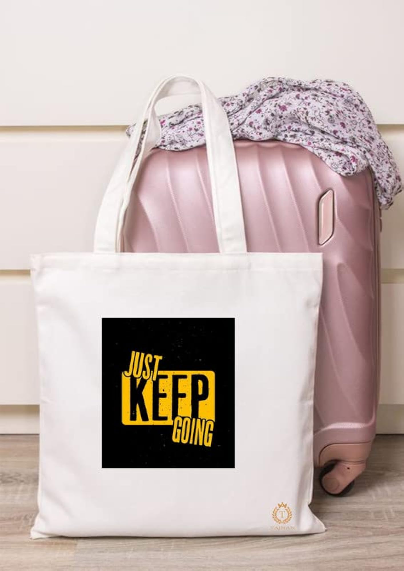 Organic Cotton Grocery Tote Bag, Eco-Friendly Multi-Purpose