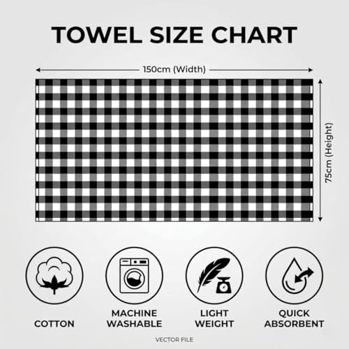 Image of Athom Living Premium Bath Towel 75 x 150 cm Pack of 1 Waffle Towel,Ultra Absorbent, Quick Dry, and Durable - Ideal for Spa, Gym, and Everyday Use, Light Green Color