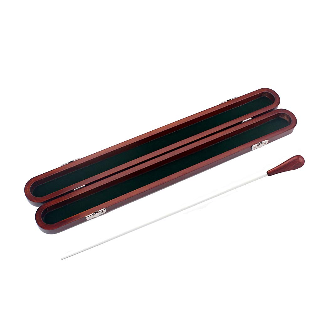 Ogdni Music Conducting Baton Music Baton Orchestra Baton Wood Handle with Wooden Gift Box(Red Wood) (R135C-FBA2)