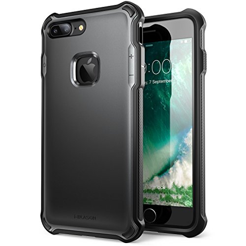 i-Blason iPhone 7 Plus Case, Venom Dual Layer Apple iPhone 7 Plus Case Cover Ultra Slim Hybrid TPU Cover/Hard Outter Shell (Black)