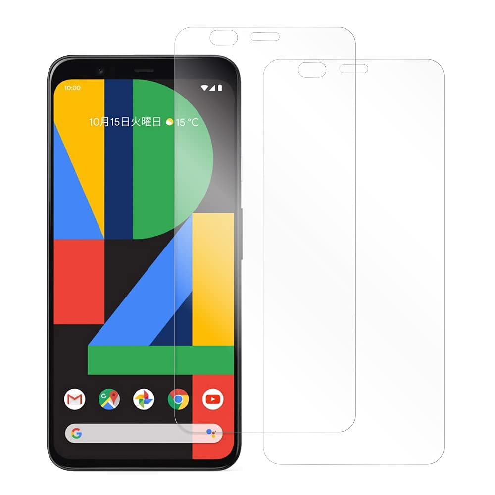 [2枚入り] LOOF Google Pixel 4 用 保護フィルム 簡単貼り付け 画面保護 ソフトフィルム 気泡なし 傷防止 割れ防止 フィルム サラサラ 手触り 耐衝撃 衝撃吸収 高感度 ゲーム ゲーマー向け 反射防止 指紋防止 汚れ防止 保護シート [Google Pixel 4/マット仕様]