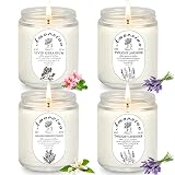 Candles for Home Scented, 4 Pack Scented Candles, Lavender Candles Gifts for Women 28 oz Long Lastin