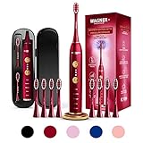WAGNER Switzerland WHITEN+ Edition. Smart Electric Toothbrush with Pressure Sensor. 5 Brushing Modes and 3 Intensity Levels, 8 Dupont Bristles, Premium Travel Case.