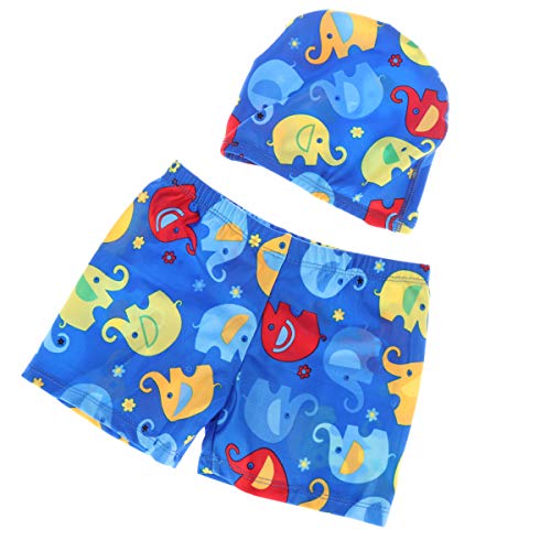Calção de banho infantil com touca, conjunto de shorts de praia – 2GG