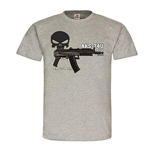 Fusil d'assaut AKS-74U AKSU-74 gris grand format pour parfaire votre décor gamer
