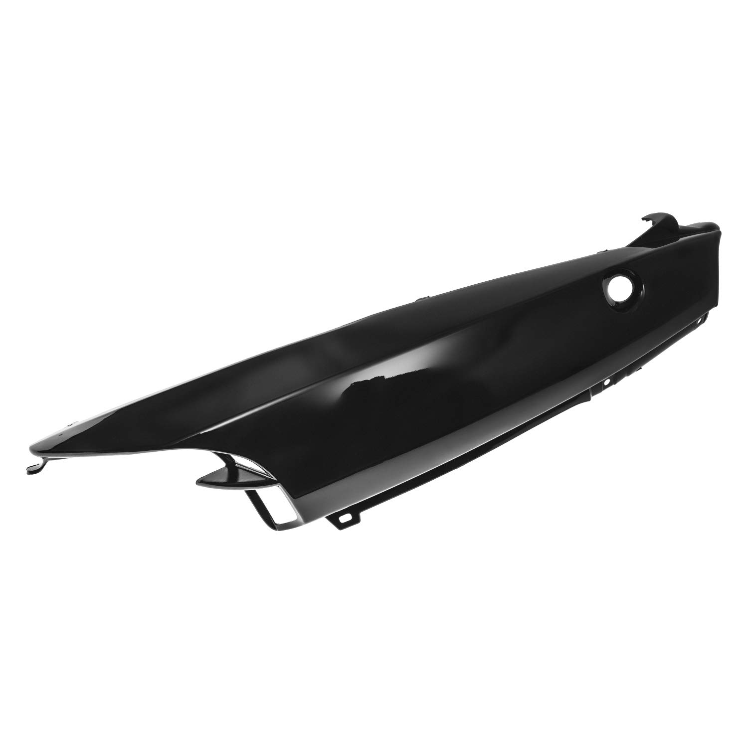 Seitenverkleidung hinten links Maxtuned, schwarz metallic für Aprilia SR50 Bj. 1997-2004